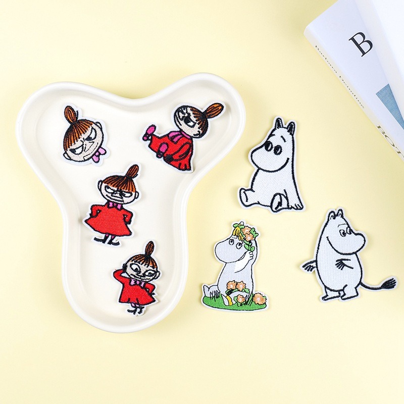 Embroidery Patch - Moomin Cute Cartoon Embroidered Patches DIY