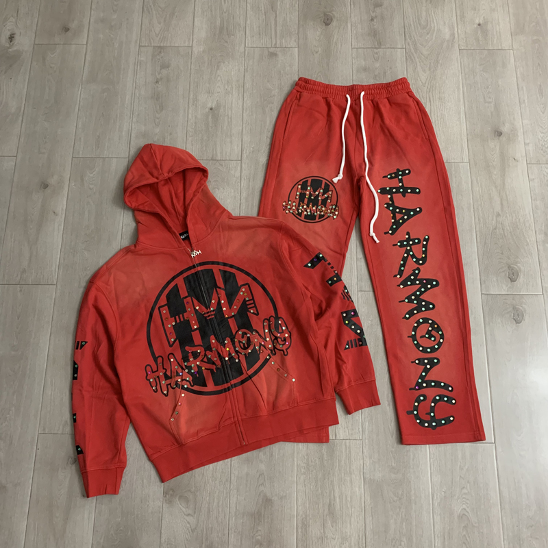 Embroidery Cotton - Fashion Street Fashion Brand HARMONY Hoodie