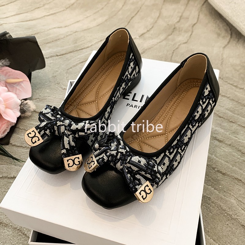 Embroidery Yes - Comfortable French Womens Single Shoes for