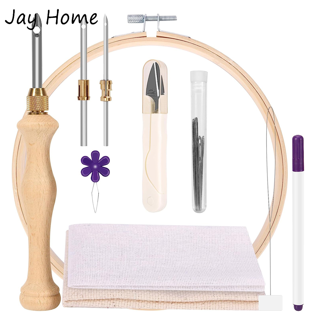 Embroidery Zone - Punch Needle Starter Kit with Embroidery