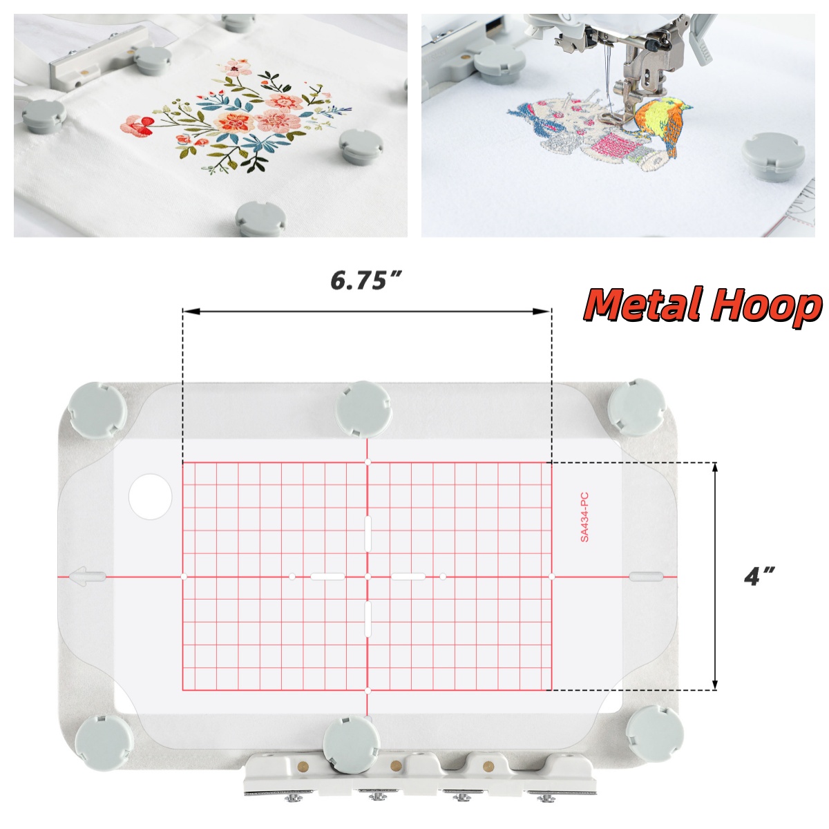 Embroidery Zone - Magnetic Embroidery Hoop Metal Magnetic Hoop