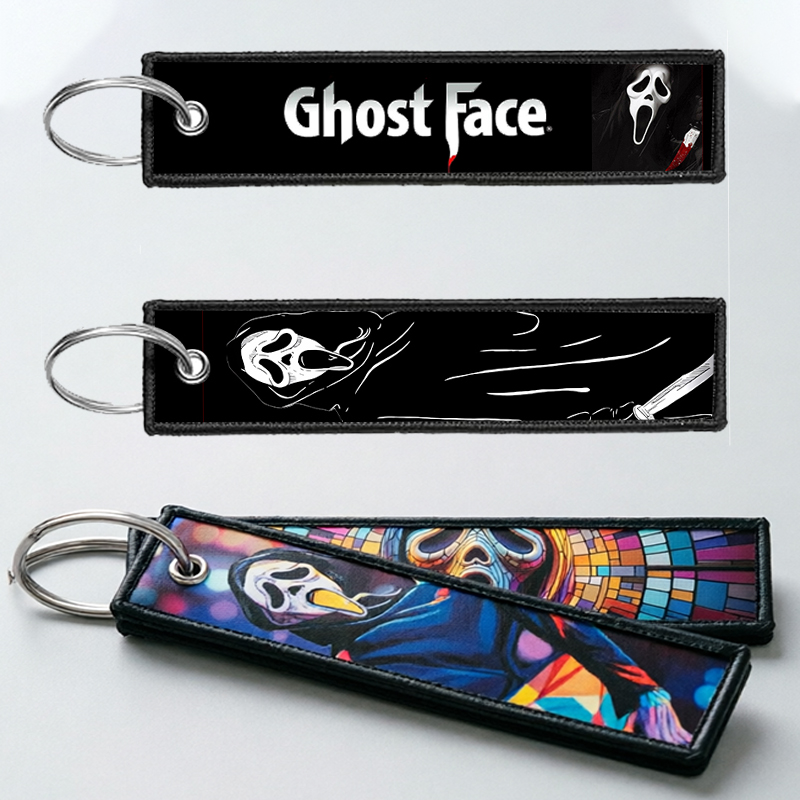 Embroidery Gift Ideas - GHOST FACE Key Chain for Men
