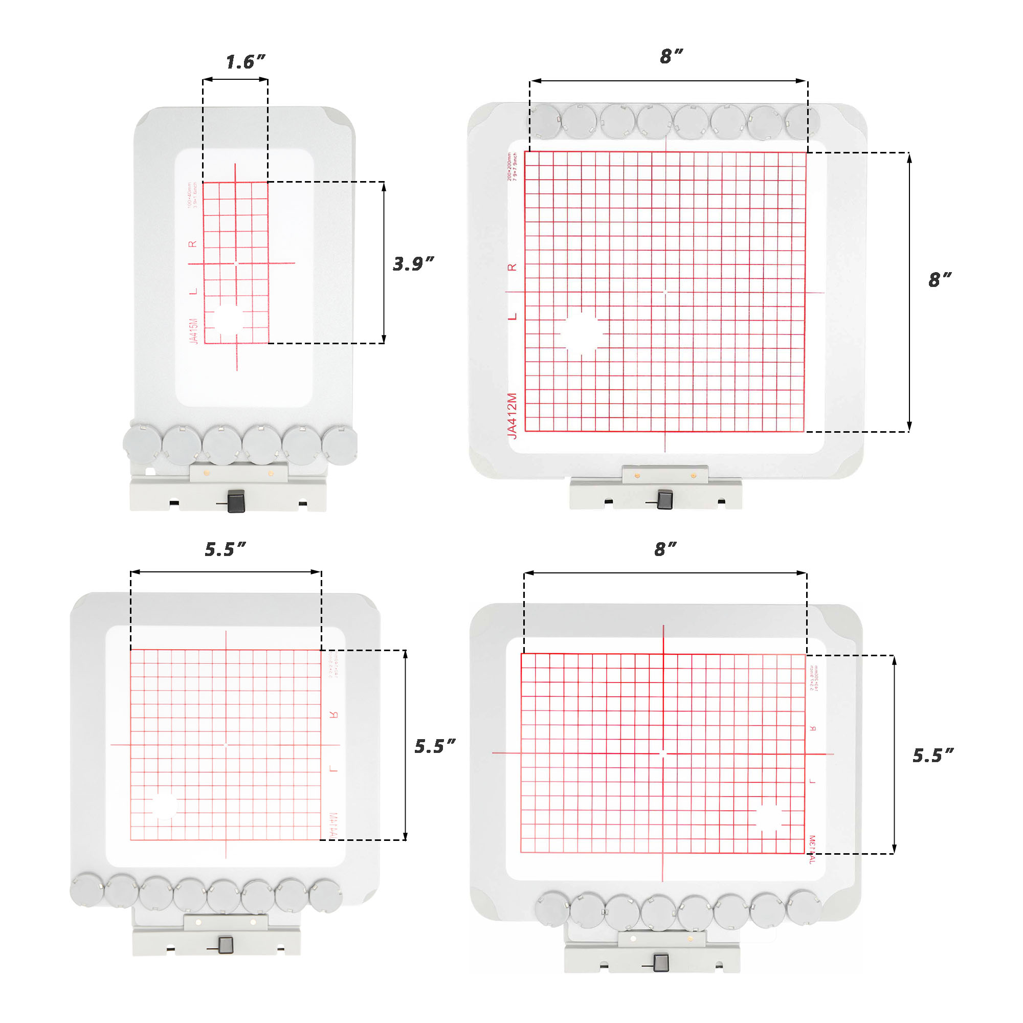 Embroidery Zone - Magnetic Hoop for Janome MC 500E