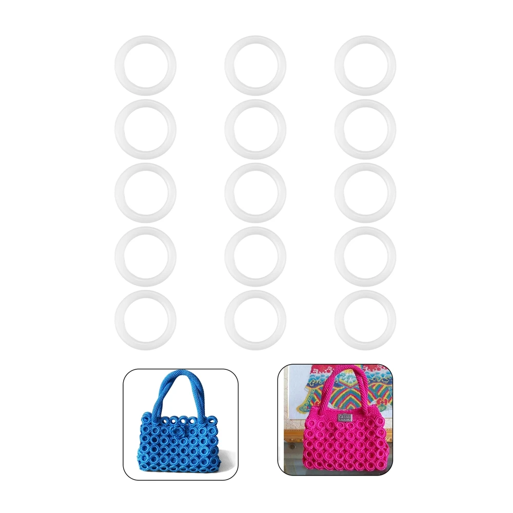 Embroidery Zone - 5/15/20/30pcs Crochet Rings DIY Crochet Circle