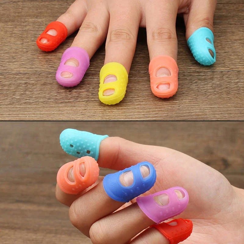 Embroidery Artwork - Sewing Thimble Breathable Protective Silicone Finger