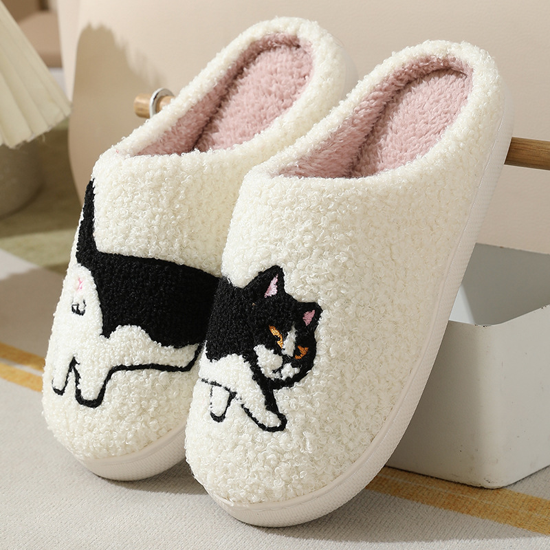 Embroidery Cotton - Winter Plush Cute Dachshund Embroidery Home