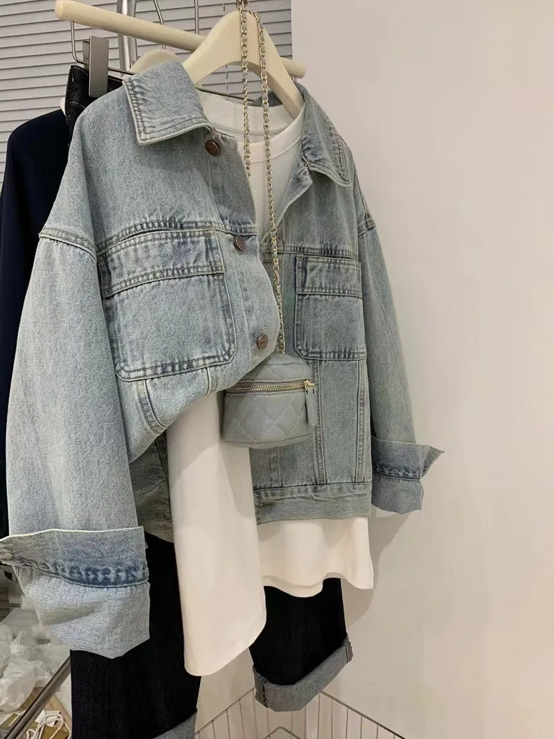 Denim Coat Women Y2k Spring Au - đánh giá và giá Embroidery Gothic