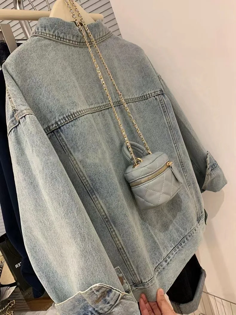 Denim Coat Women Y2k Spring Au - đánh giá và giá Embroidery Gothic