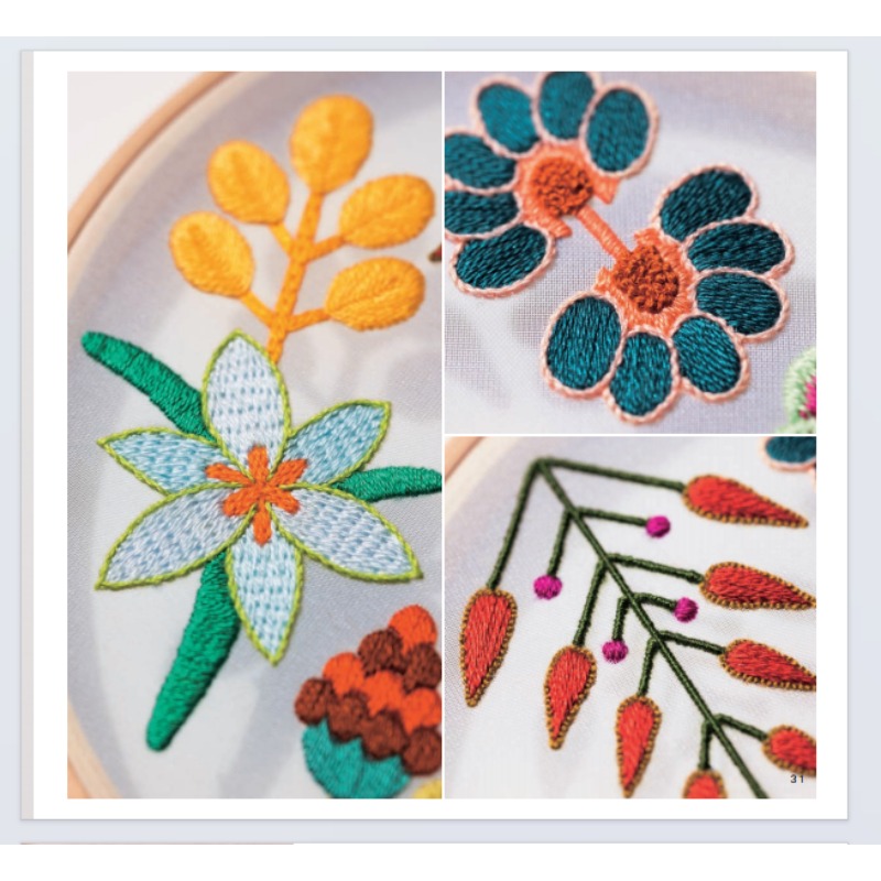 Beginner Embroidery Patterns:  - đánh giá và giá Embroidery Guide Book