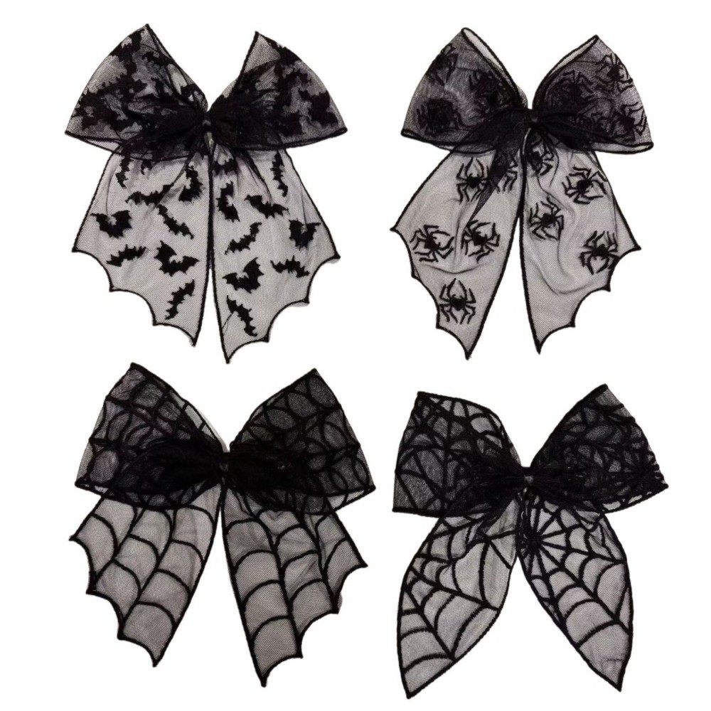 Lace Tulle Veil Hair Clips Bat - đánh giá và giá Embroidery Gothic