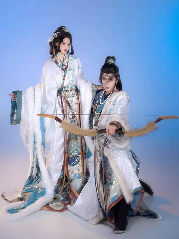New Hanfu Women Zhan Guo Robe  - đánh giá và giá Embroidery Cotton