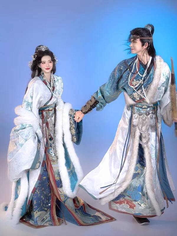 New Hanfu Women Zhan Guo Robe  - đánh giá và giá Embroidery Cotton