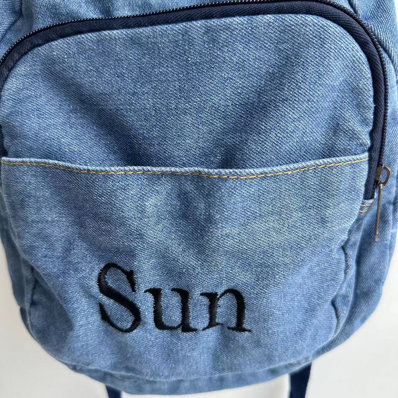 Denim Backpack Girls' New Stud - đánh giá và giá Embroidery Gift Ideas