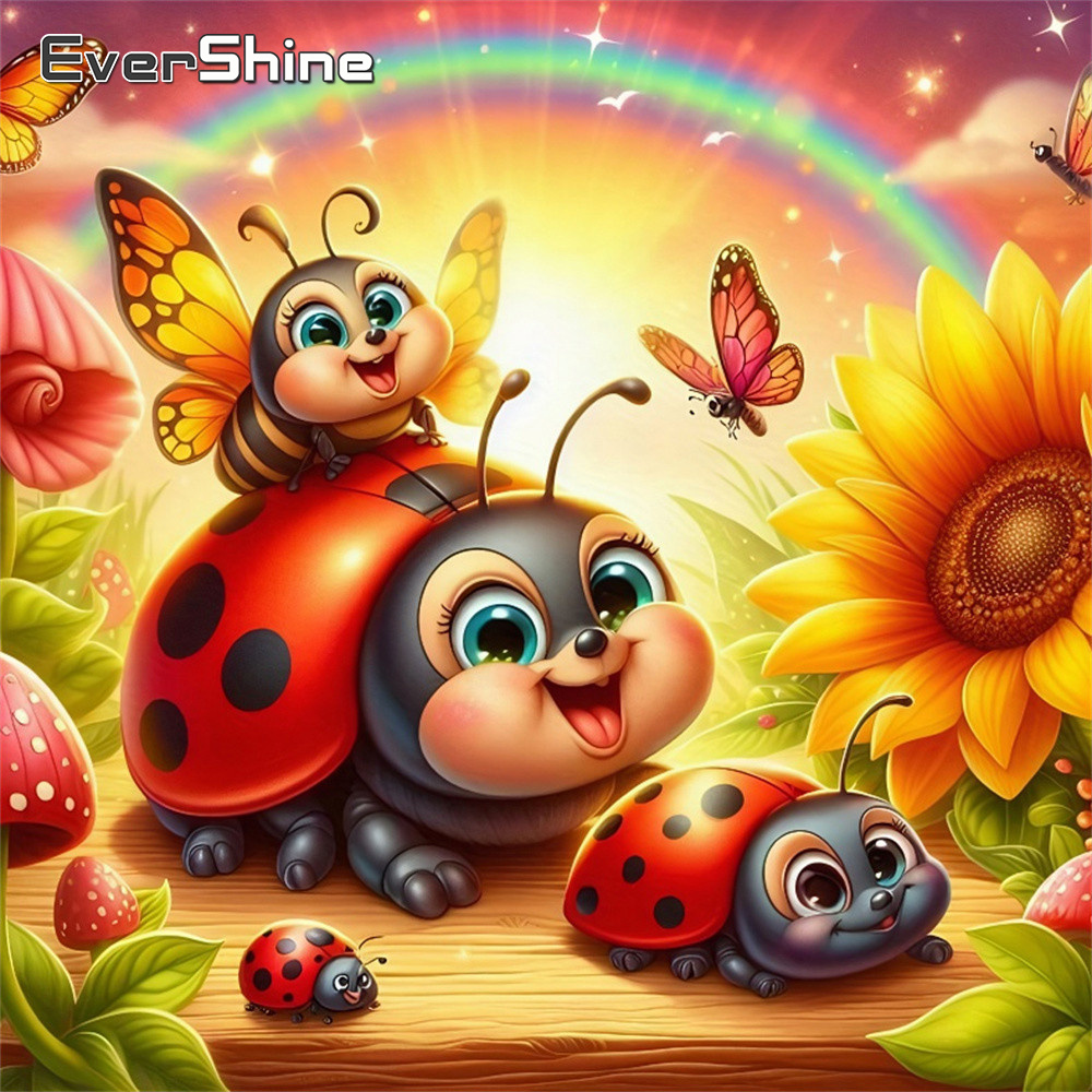 Evershine Diamond Mosaic Ladyb - đánh giá và giá Embroidery Lady Bug