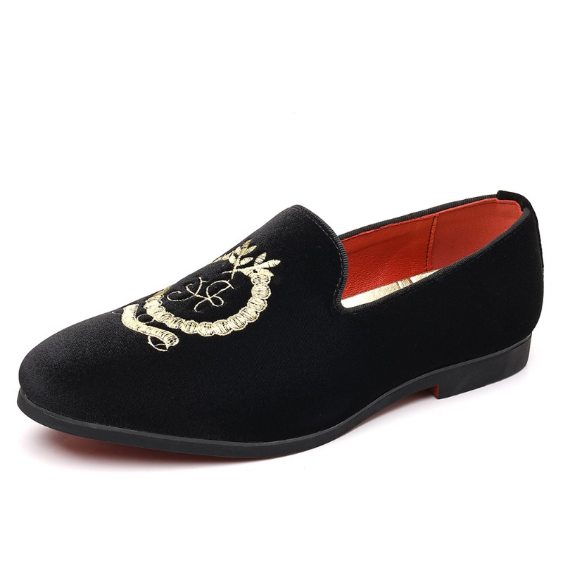 Luxury Designer Loafers Suede  - đánh giá và giá Embroidery Wedding