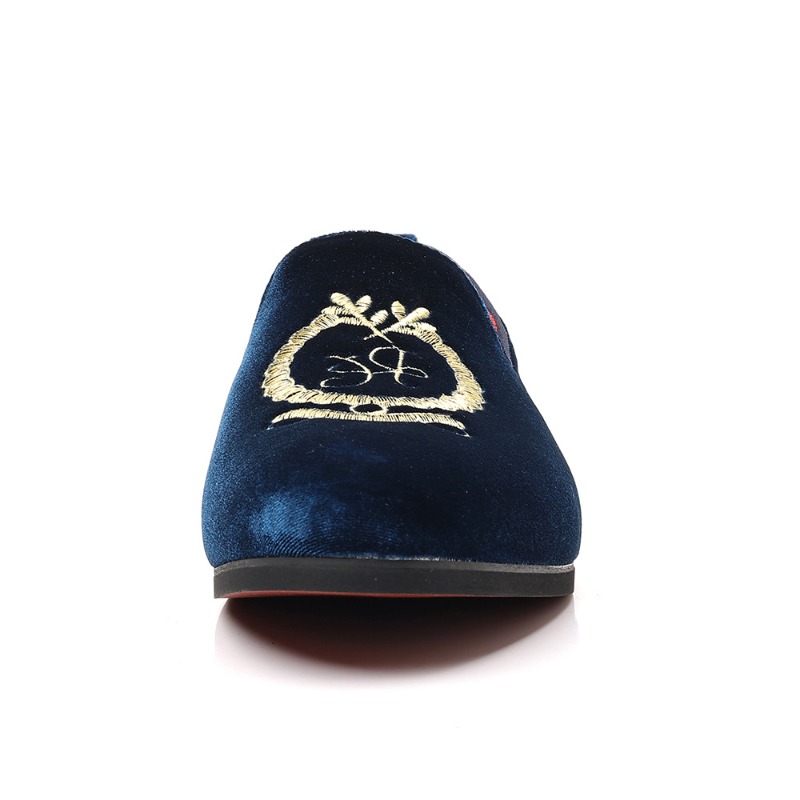Luxury Designer Loafers Suede  - đánh giá và giá Embroidery Wedding