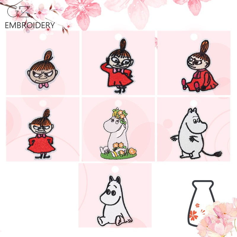 Moomin Cute Cartoon Embroidere - đánh giá và giá Embroidery Patch