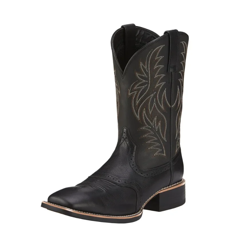 Men High Boots Embroidery Retr - đánh giá và giá Embroidery Yes