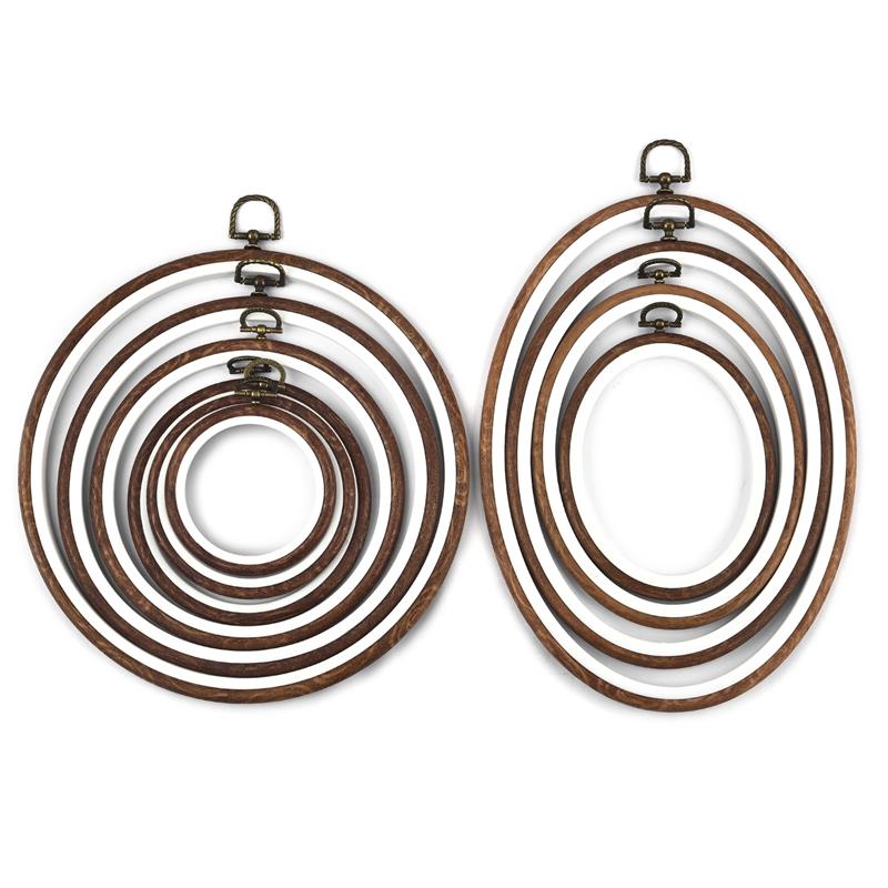 Sewing Tool Round Oval Wooden  - đánh giá và giá Embroidery Zone