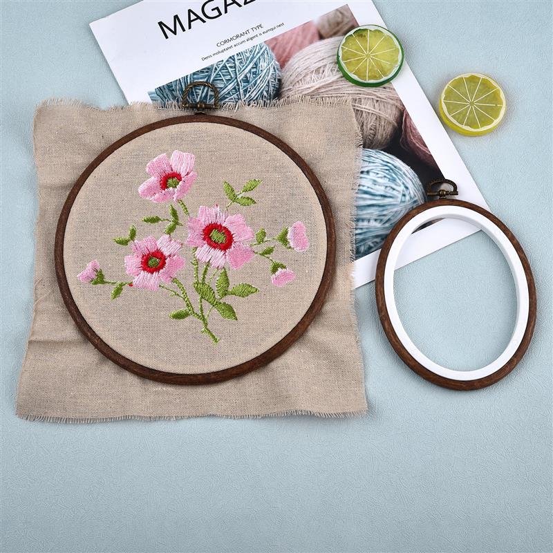 Sewing Tool Round Oval Wooden  - đánh giá và giá Embroidery Zone