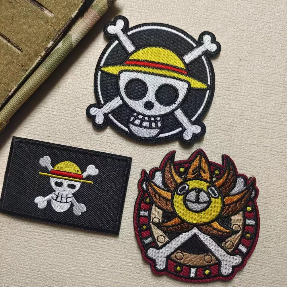 One Piece Cartoon sleeve patch - đánh giá và giá Embroidery Patch