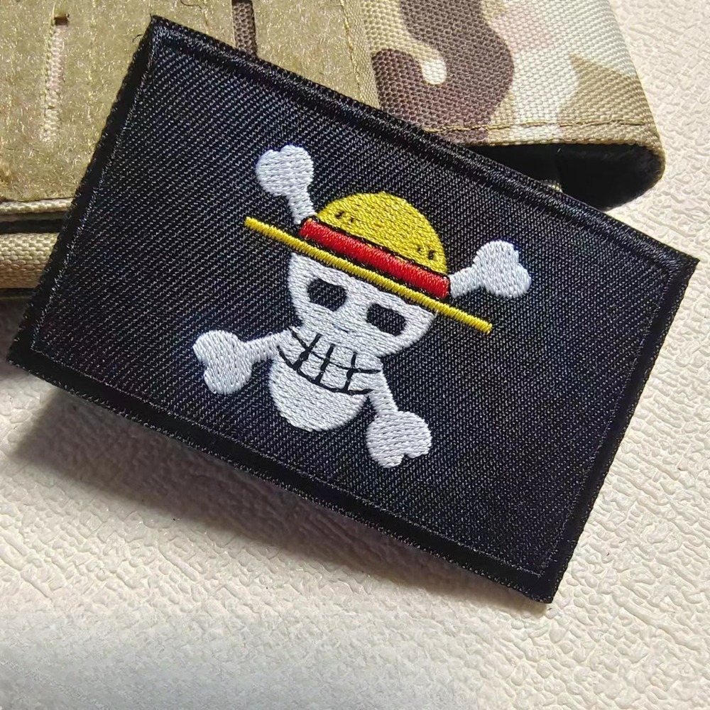 One Piece Cartoon sleeve patch - đánh giá và giá Embroidery Patch