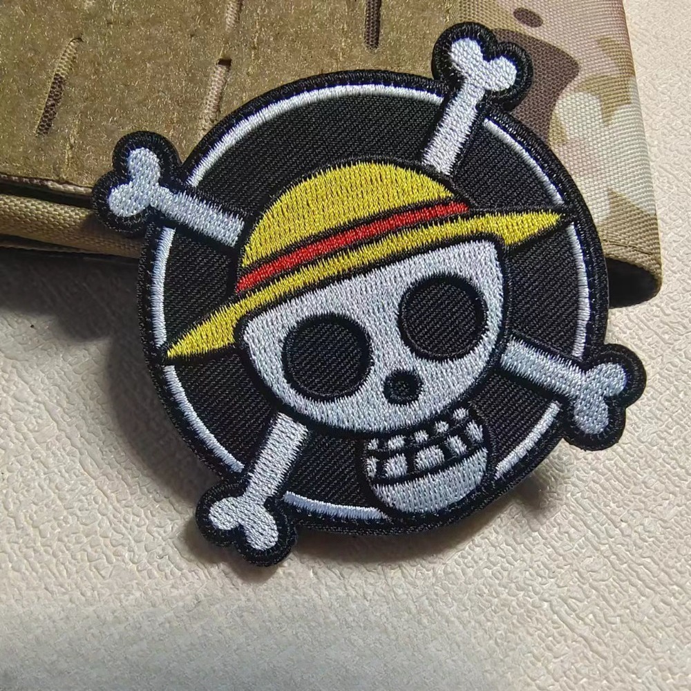 One Piece Cartoon sleeve patch - đánh giá và giá Embroidery Patch