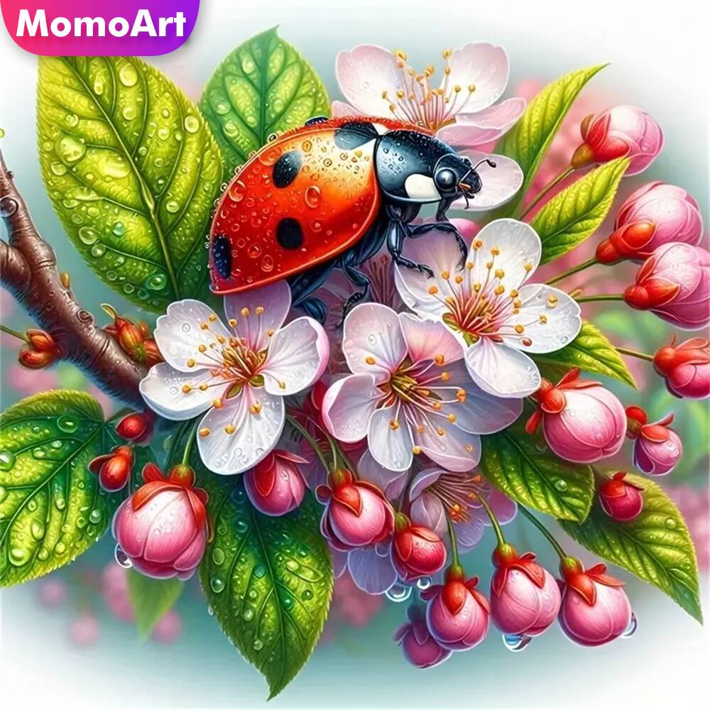 Momoart Diamond Embroidery Lad - đánh giá và giá Embroidery Lady Bug