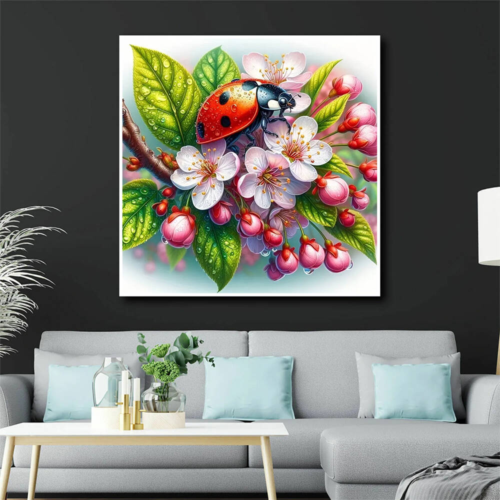 Momoart Diamond Embroidery Lad - đánh giá và giá Embroidery Lady Bug