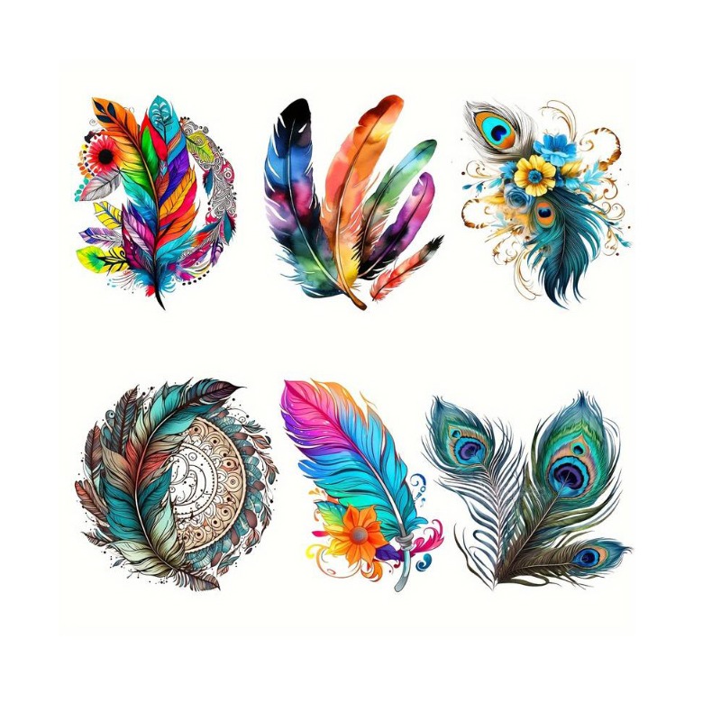 Colorful Feather Bohemian Iron - đánh giá và giá Embroidery Patch