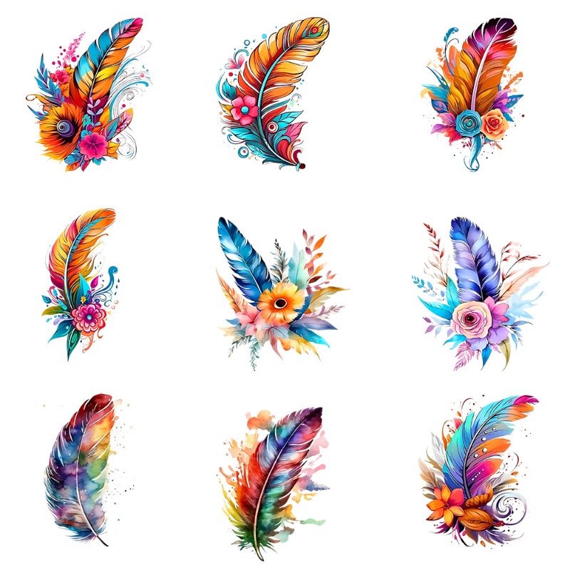 Colorful Feather Bohemian Iron - đánh giá và giá Embroidery Patch