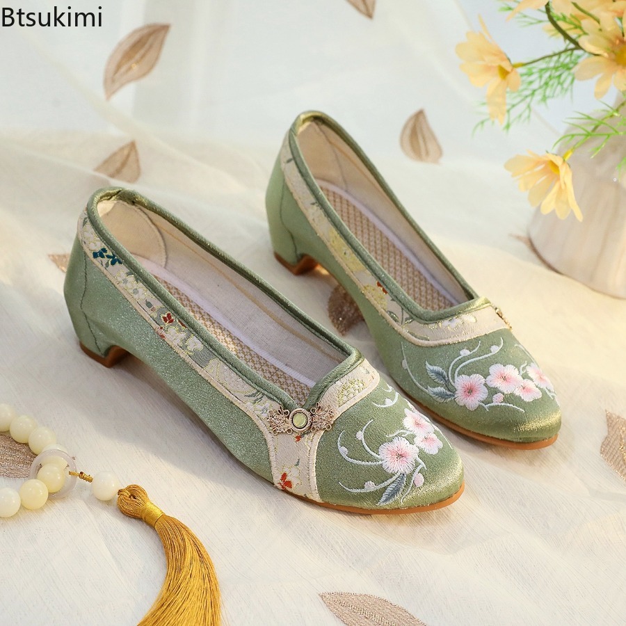 2026 New Women's Shoes Ethnic  - đánh giá và giá Embroidery Cotton