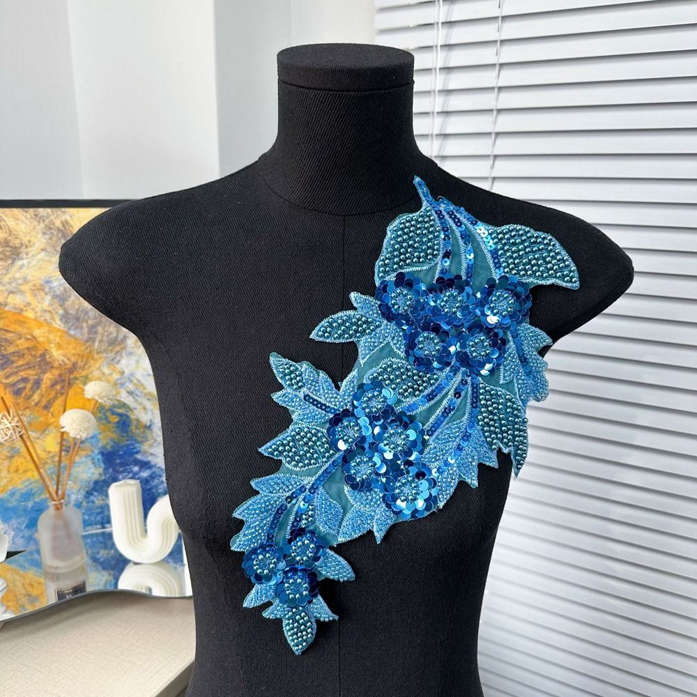 Fashion 3D Sequin Flower Patch - đánh giá và giá Embroidery Patch