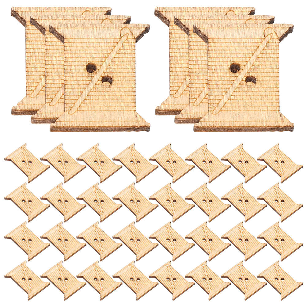 100Pcs Wooden Embroidery Floss - đánh giá và giá Embroidery Artwork