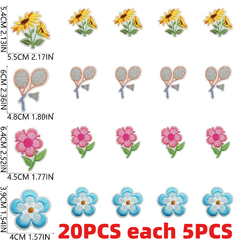 10/20PCS Bulk Spring Theme Emb - đánh giá và giá Embroidery Lady Bug