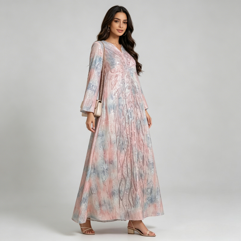 Muslim Women Party Dress Embro - đánh giá và giá Embroidery Arabic
