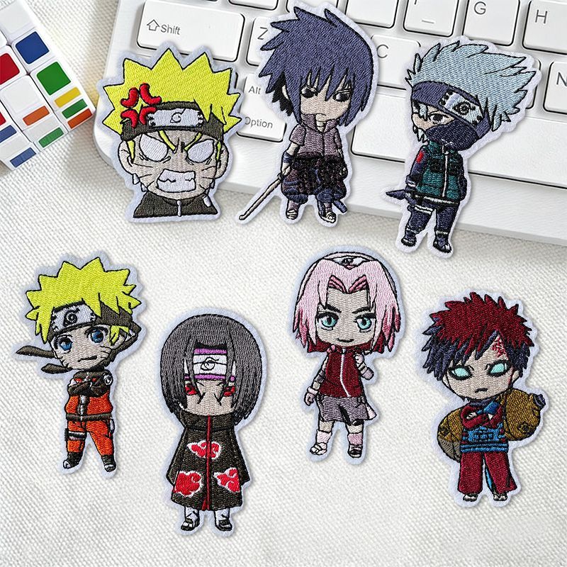 Naruto fashion fabric patch, c - đánh giá và giá Embroidery Patch