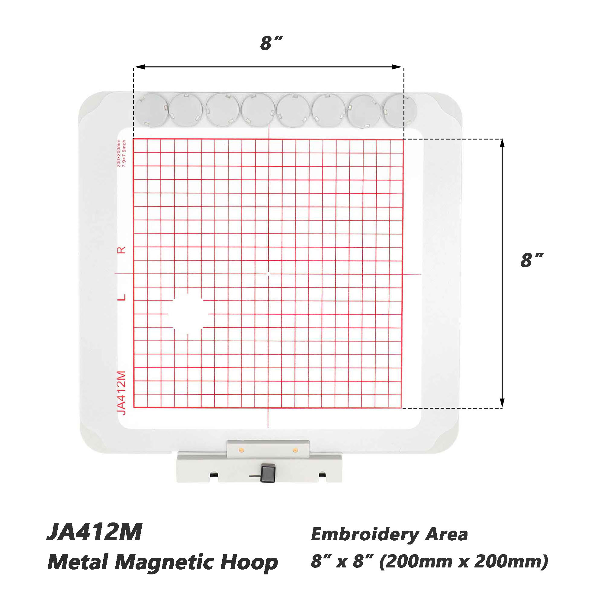 Magnetic Hoop for Janome MC 50 - đánh giá và giá Embroidery Zone