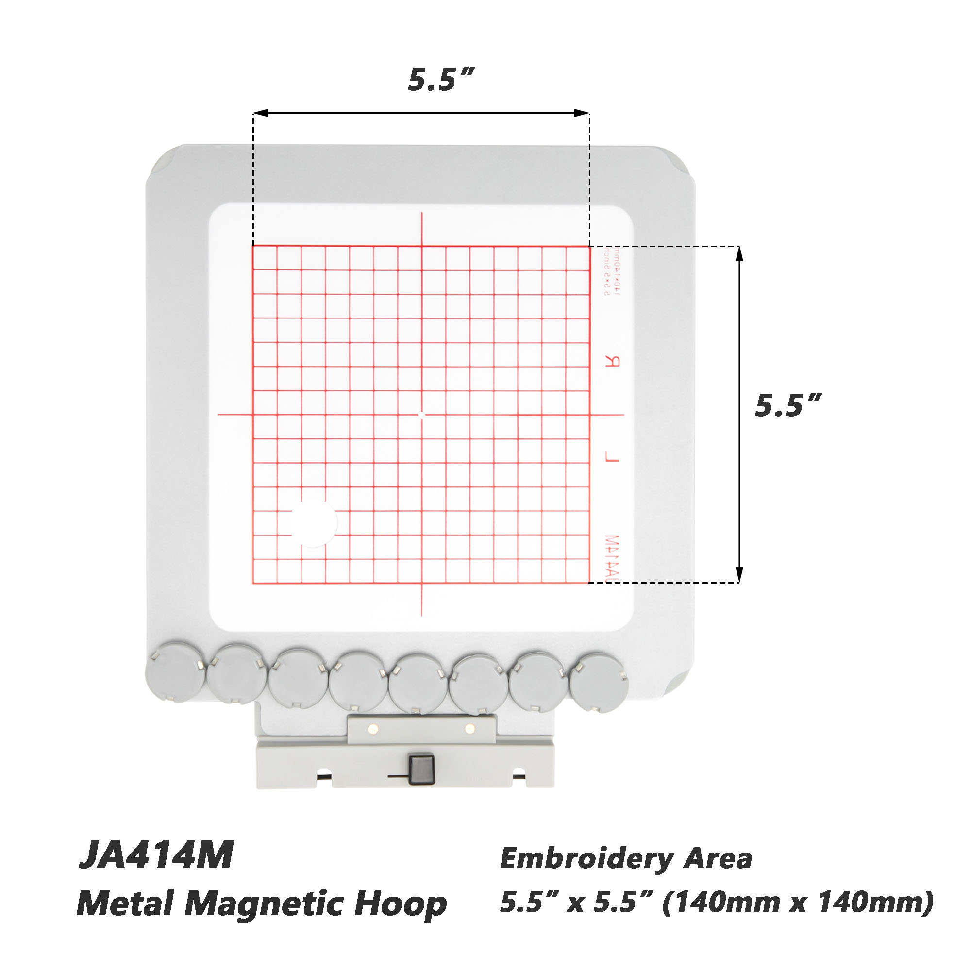 Magnetic Hoop for Janome MC 50 - đánh giá và giá Embroidery Zone