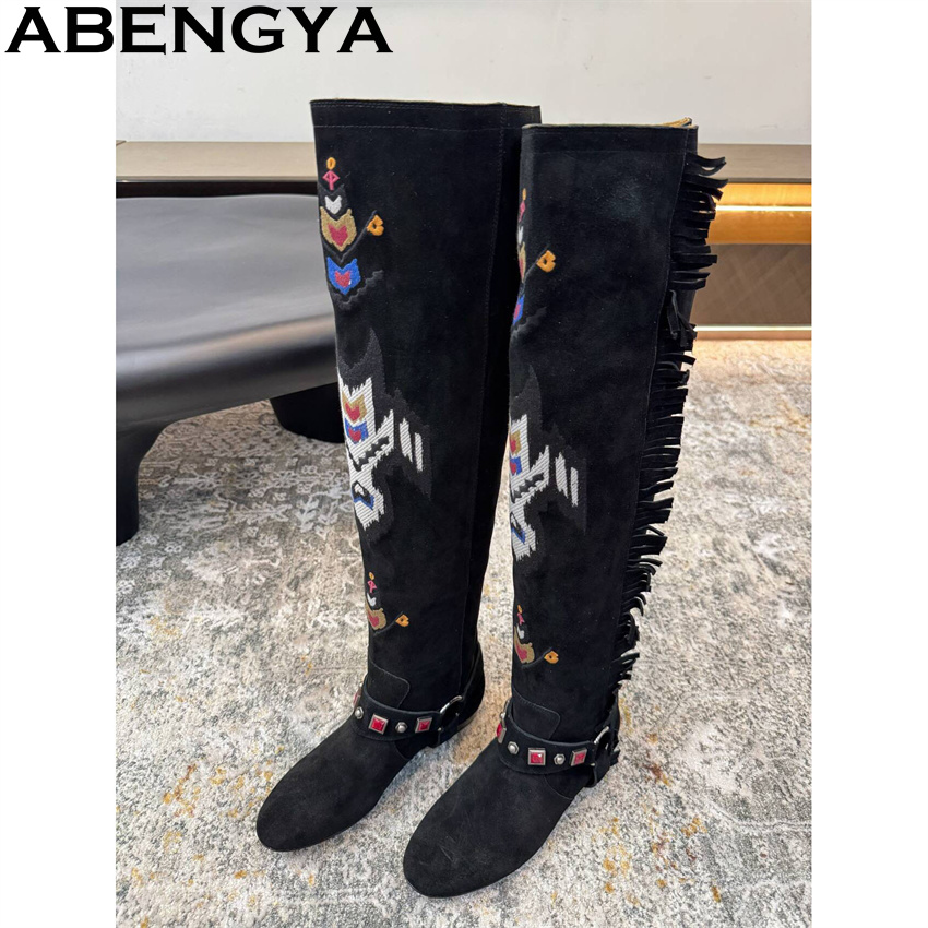 ABENGYA 2026 Winter New Knee H - đánh giá và giá Embroidery Yes
