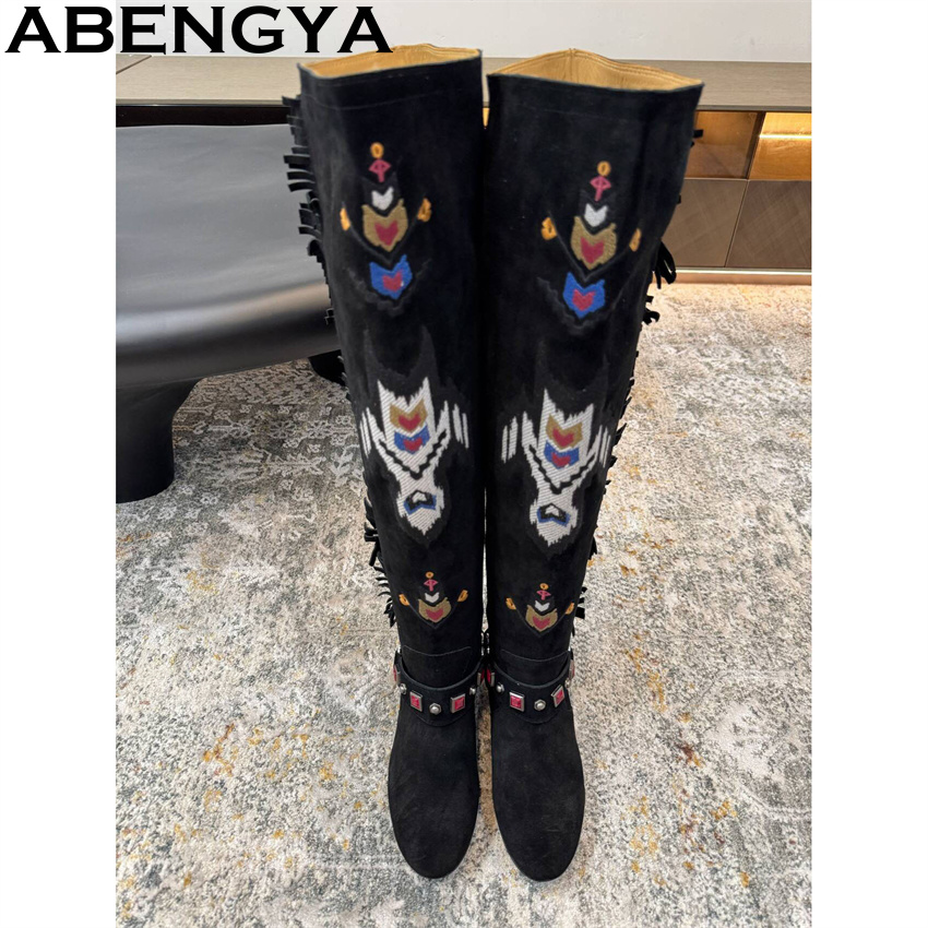 ABENGYA 2026 Winter New Knee H - đánh giá và giá Embroidery Yes