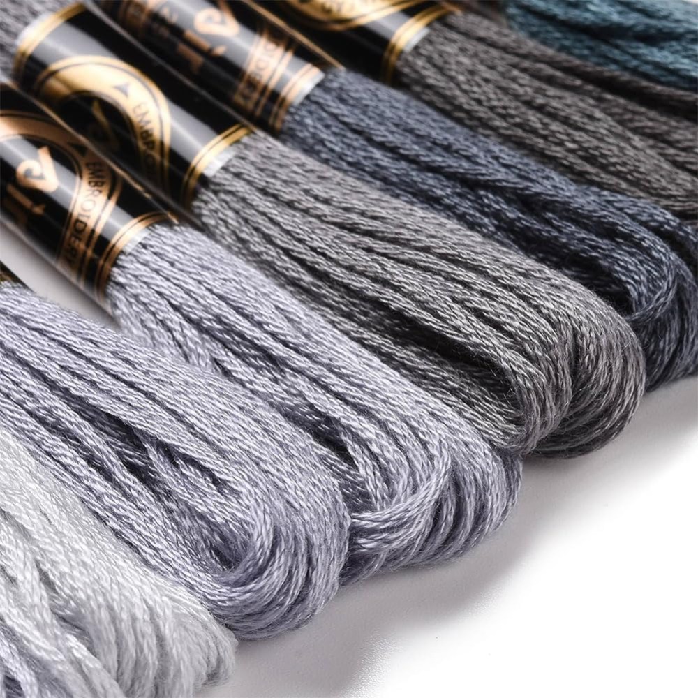 8 Skeins 70 Yards Grey Friends - đánh giá và giá Embroidery Machine