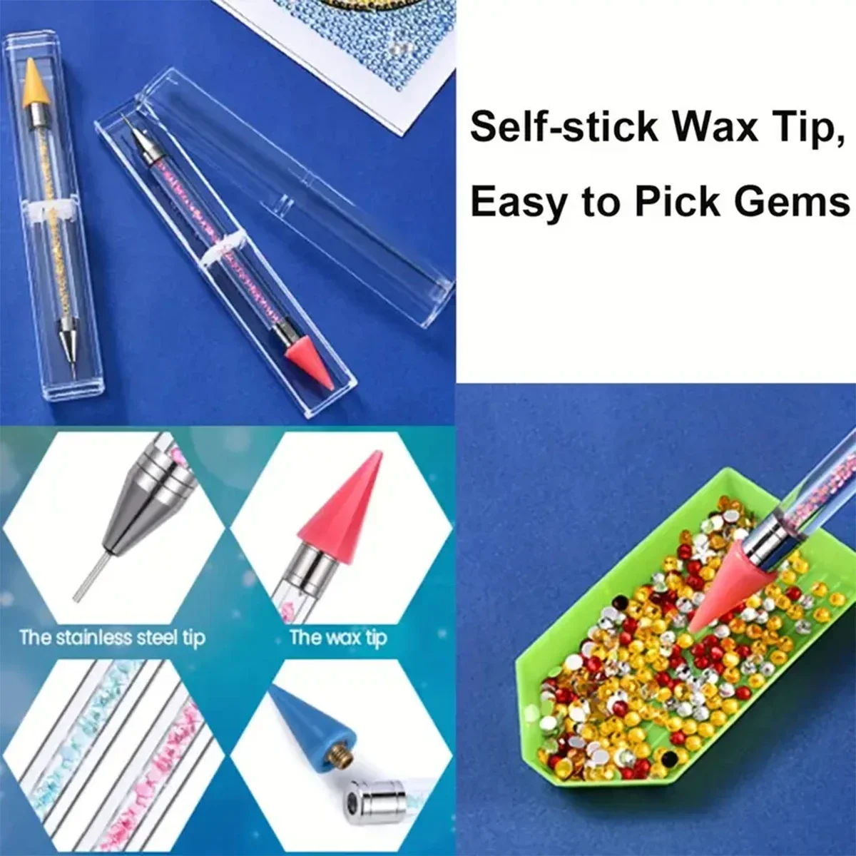 Waxless Diamond Painting Tool, - đánh giá và giá Embroidery Artwork