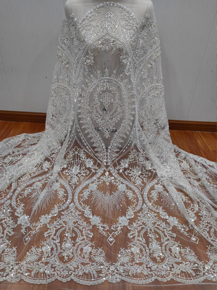 1yard white High-density Mesh  - đánh giá và giá Embroidery Wedding