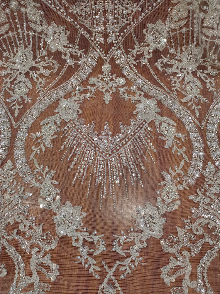 1yard white High-density Mesh  - đánh giá và giá Embroidery Wedding