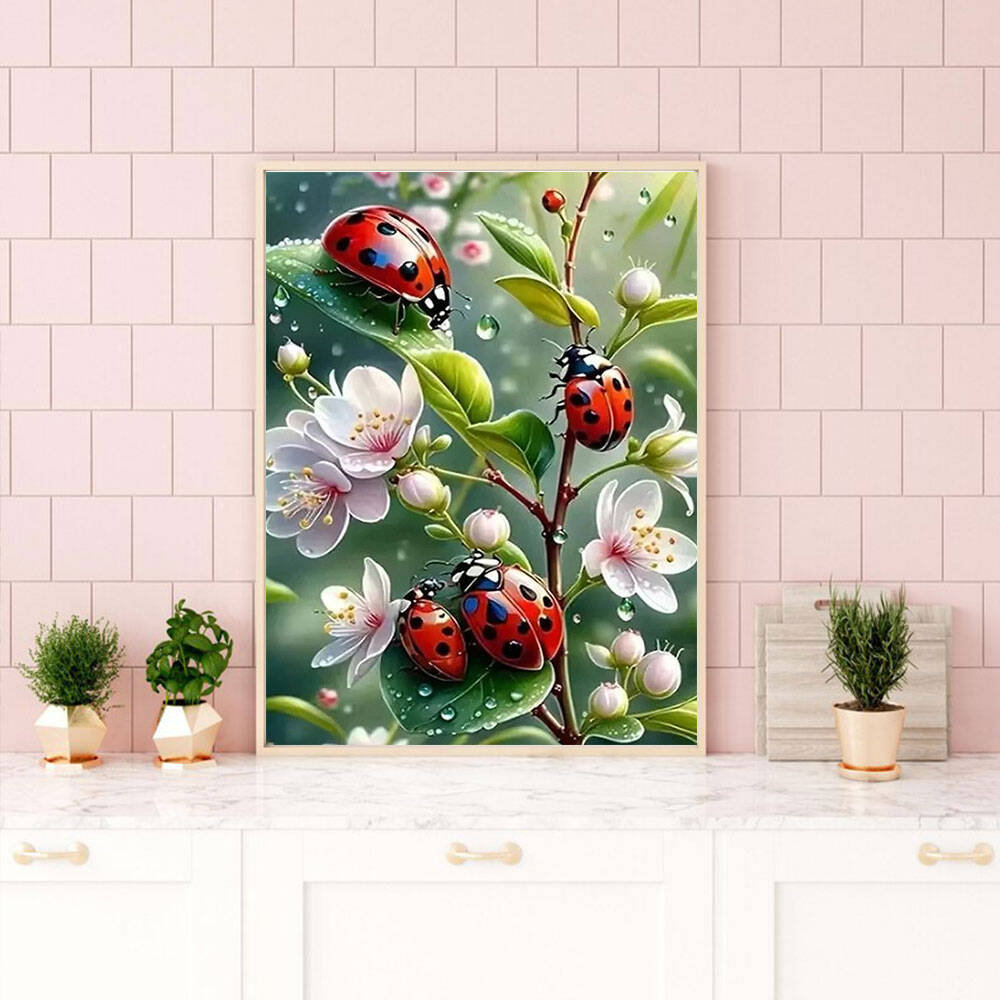 HUACAN 5d Diamond Painting Lad - đánh giá và giá Embroidery Lady Bug