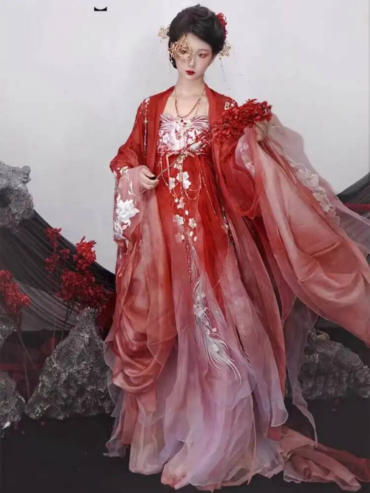 Women In Hanfu Heavy Embroider - đánh giá và giá Embroidery Cotton