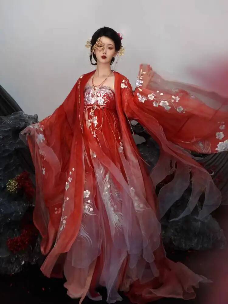 Women In Hanfu Heavy Embroider - đánh giá và giá Embroidery Cotton