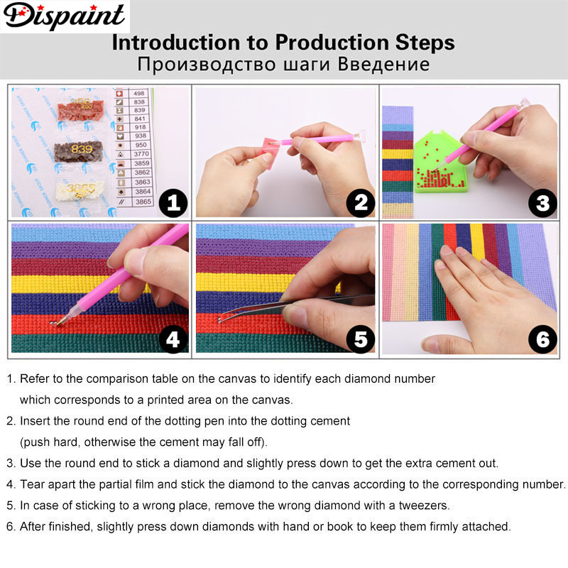 Dispaint DIY Diamond Painting  - đánh giá và giá Embroidery Lady Bug