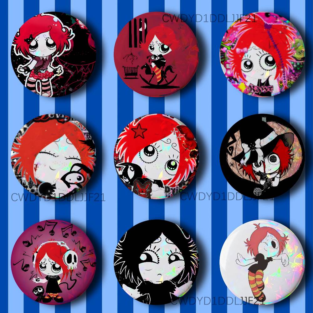 R-Ruby Gloom Gothic Badge Broo - đánh giá và giá Embroidery Gothic